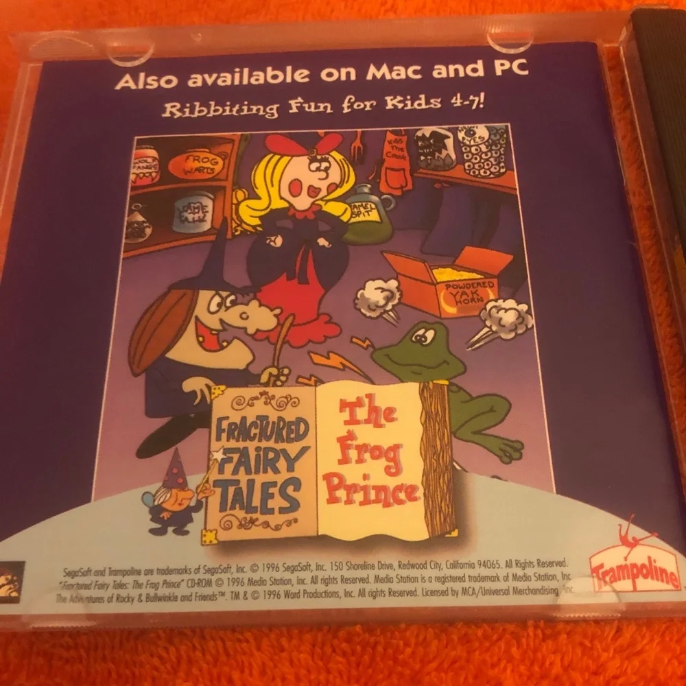 Puzzle Castle PC and MAC CD-ROM Computer Game for Kids 1996 Trampoline Used